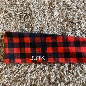 Plaid Flex Tie Junk Headband